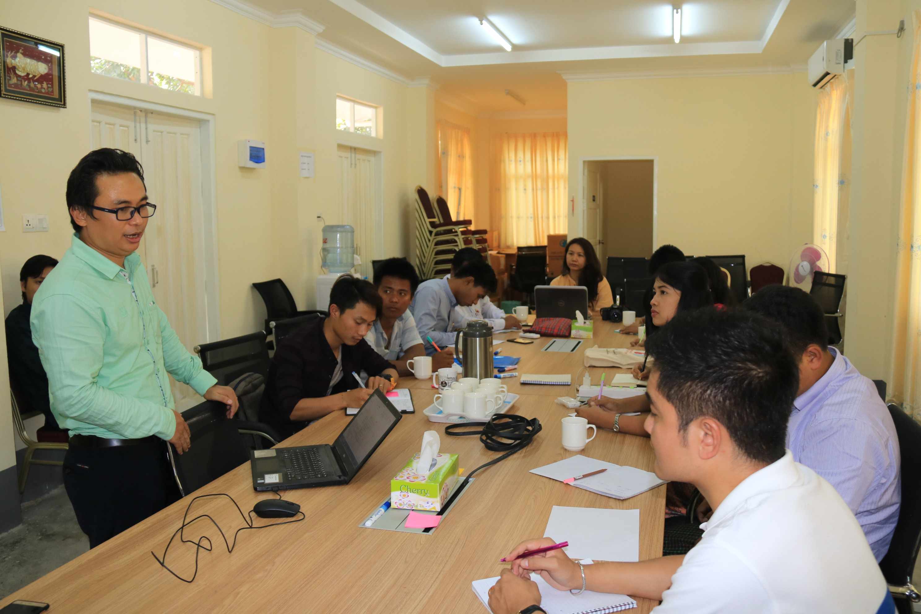 Multiparty Youth Group for Peace pay a visit to the NCA-S EAO office