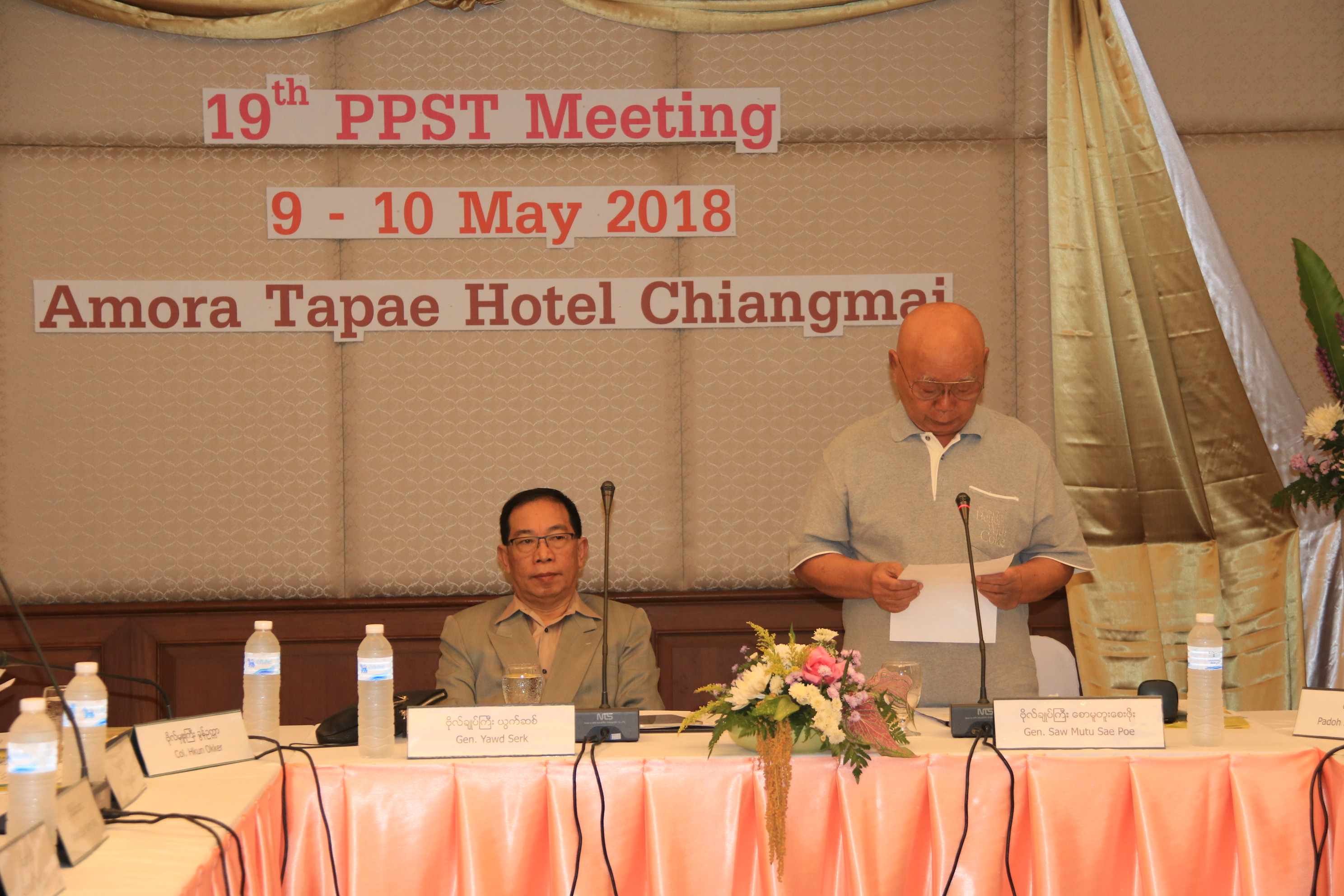 The Opening Remarks by General Saw Mutu Sae Poe at the 19th PPST Meeting