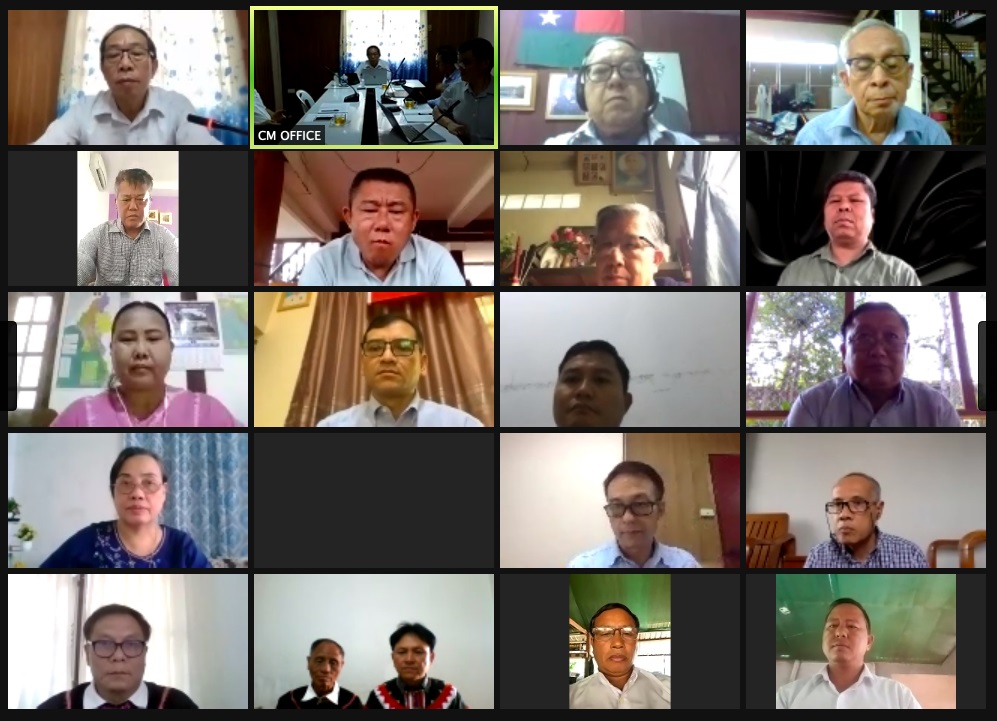 Peace Process Steering Team (PPST) meeting (14/ 2021) held via video conferencing today